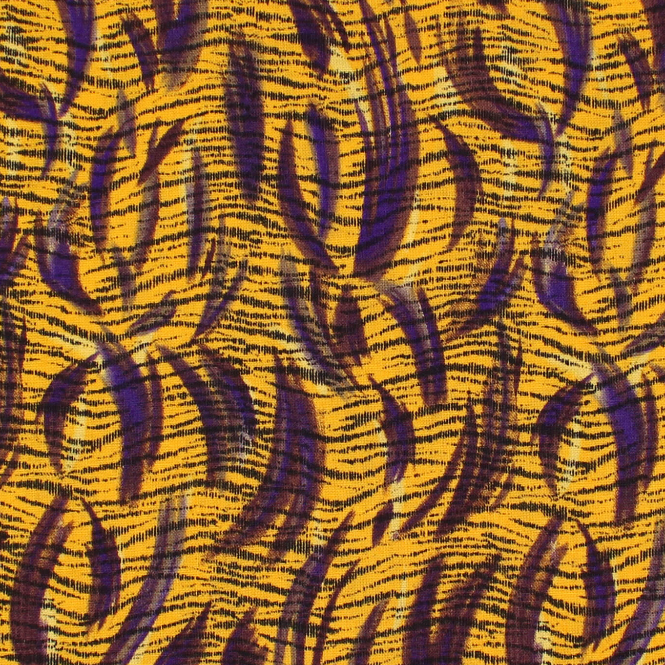 Tiger Stripes - Purple & Gold