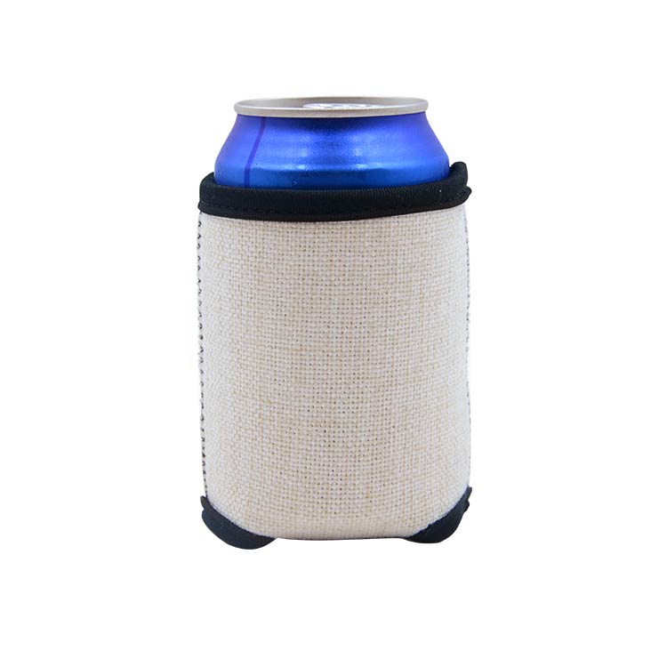 Sublimation Linen Neoprene Can Cooler Blanks | 12 Oz  |  by INNOSUB USA