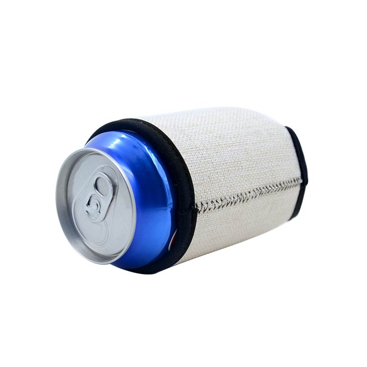 Sublimation Linen Neoprene Can Cooler Blanks | 12 Oz  |  by INNOSUB USA