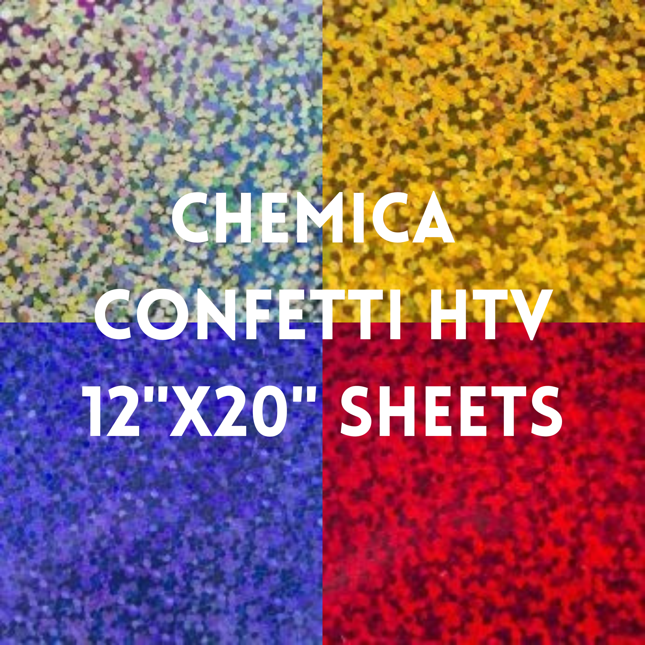 Confetti 12"x20" sheets