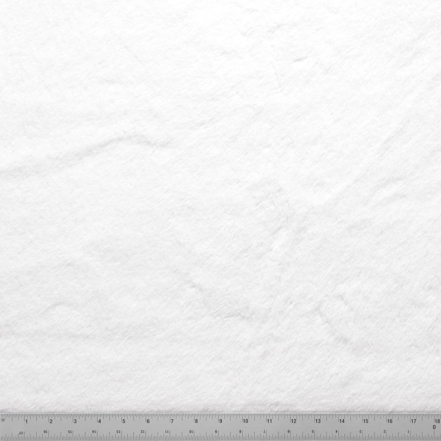 Minky Solid - White