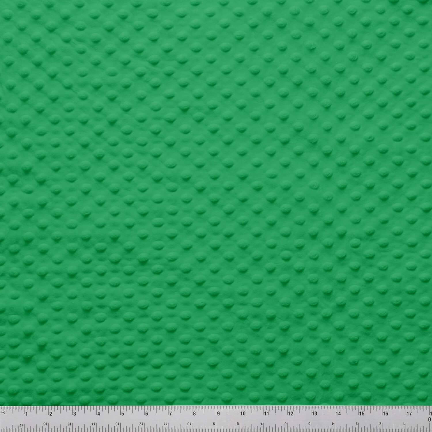 Minky Dot - Kelly Green