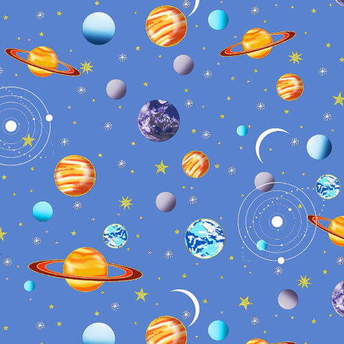 Comfy Flannel - Planets in Outer Space