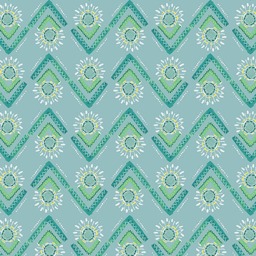 A Heart Led Life - Flower Spray - Teal