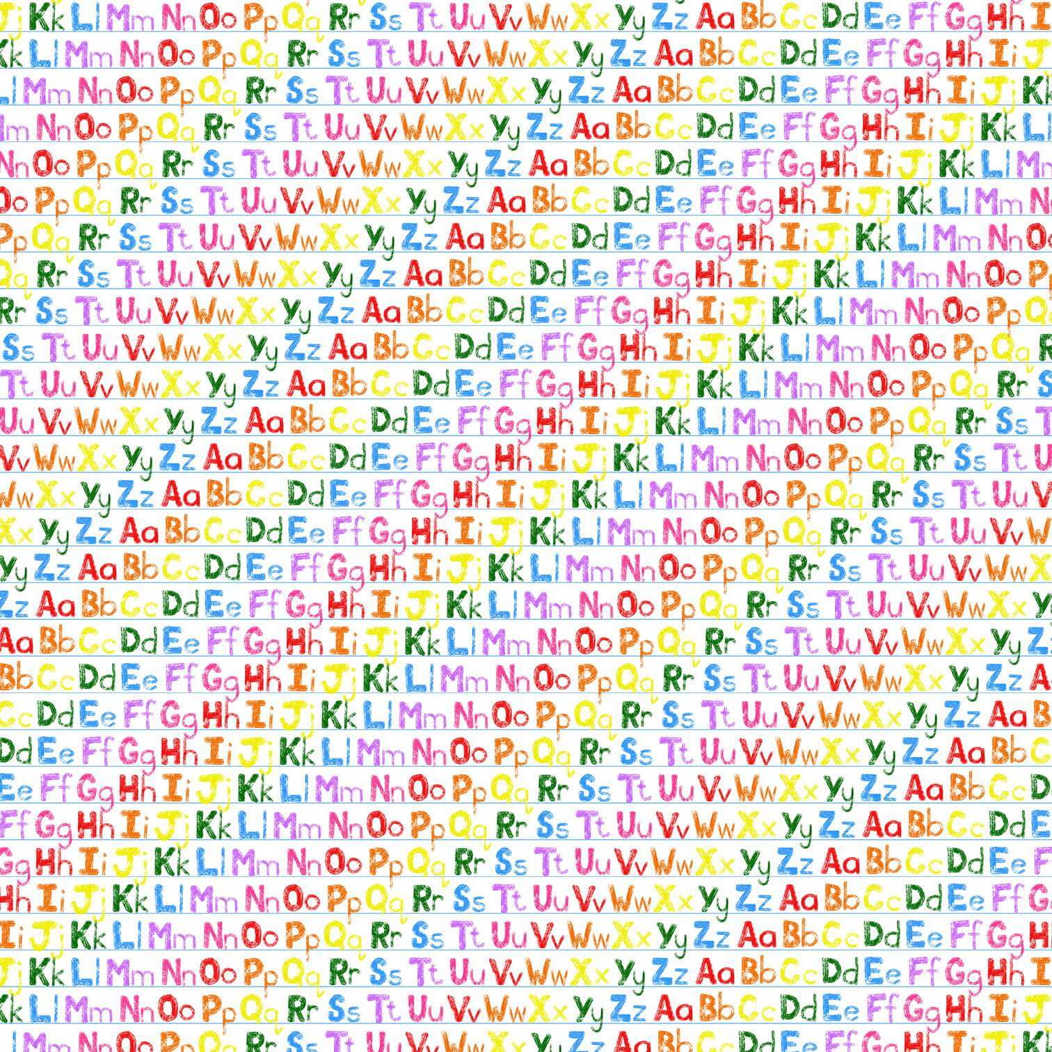 Color My World - Letters