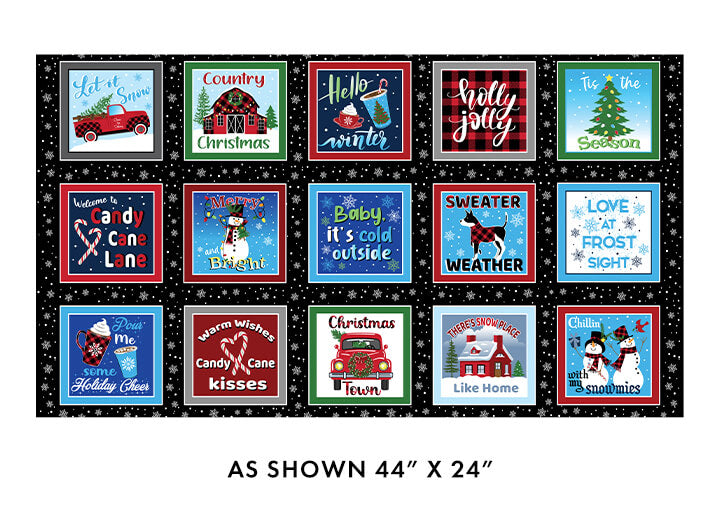 Country Christmas - Boxes Panel