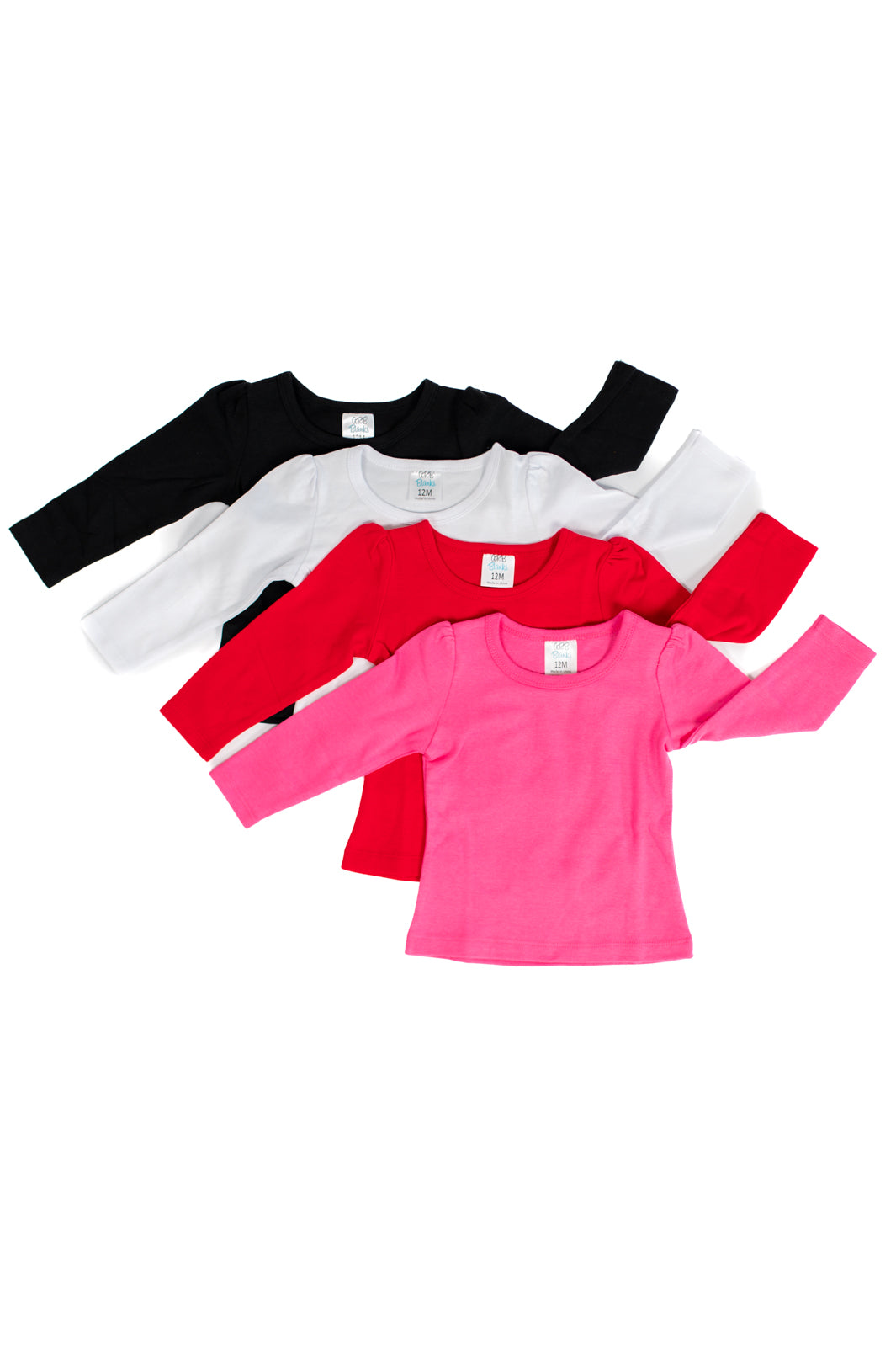 Girl's Long Sleeve Puff Shirt