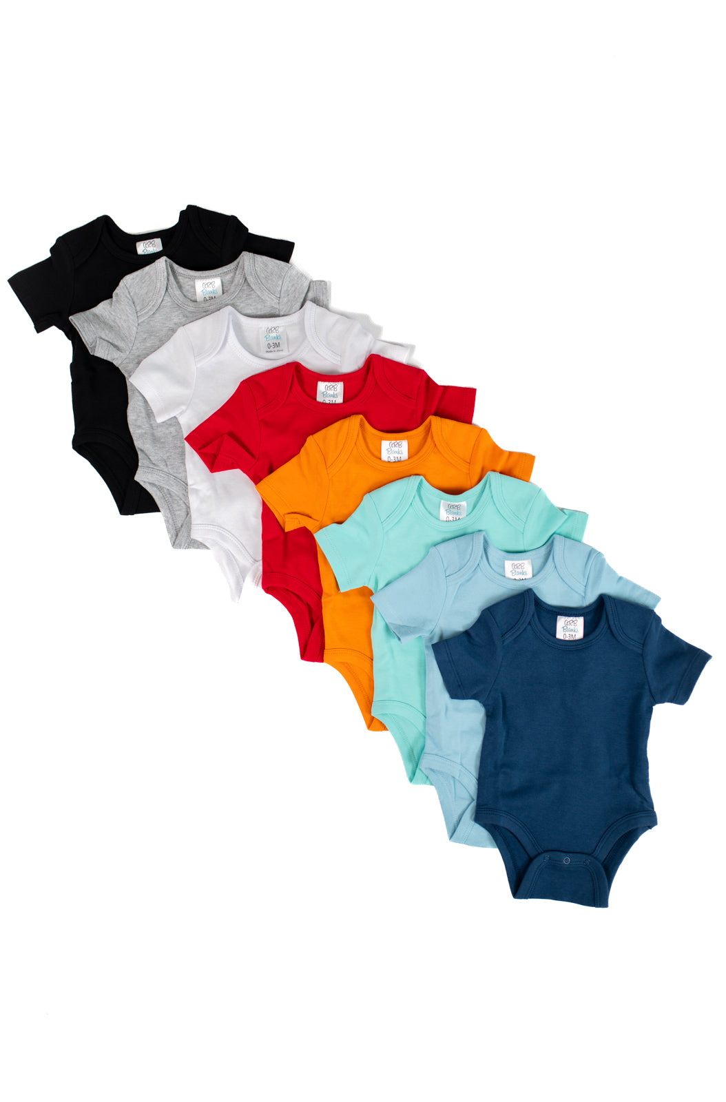 Unisex Short Sleeve Lap Shoulder Bodysuit