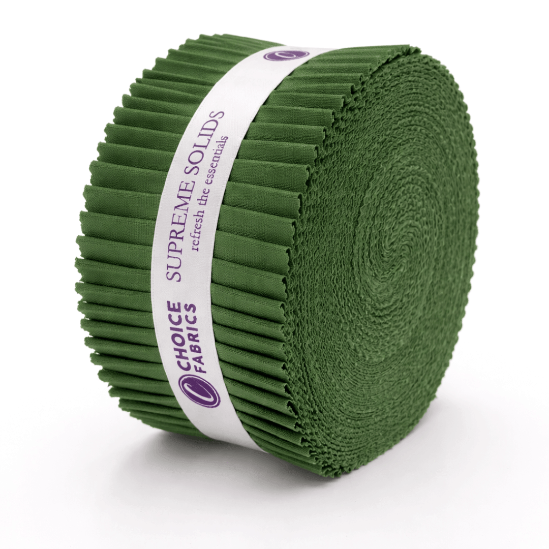 Supreme Solids - 2.5" Roll - Fern Green (40 Strips)