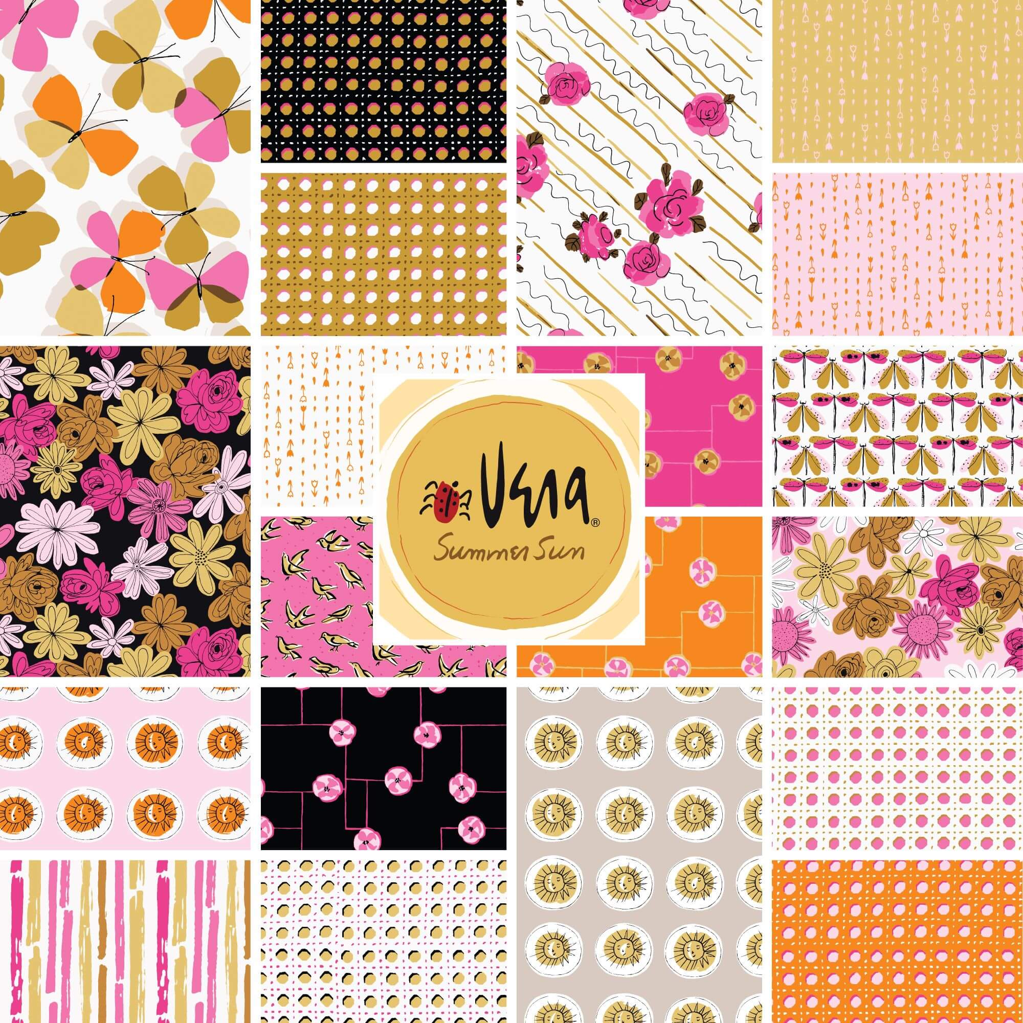 Summer Sun by Cloud9 - Fat Quarter Bundle - 20 pack