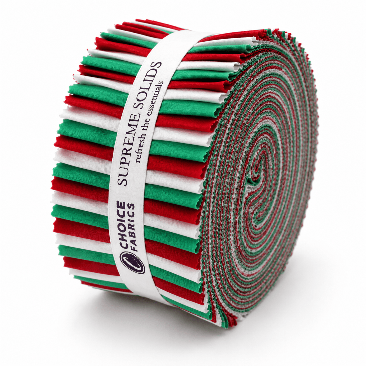 Supreme Solids - 2.5" Roll - Christmas (40 Strips)