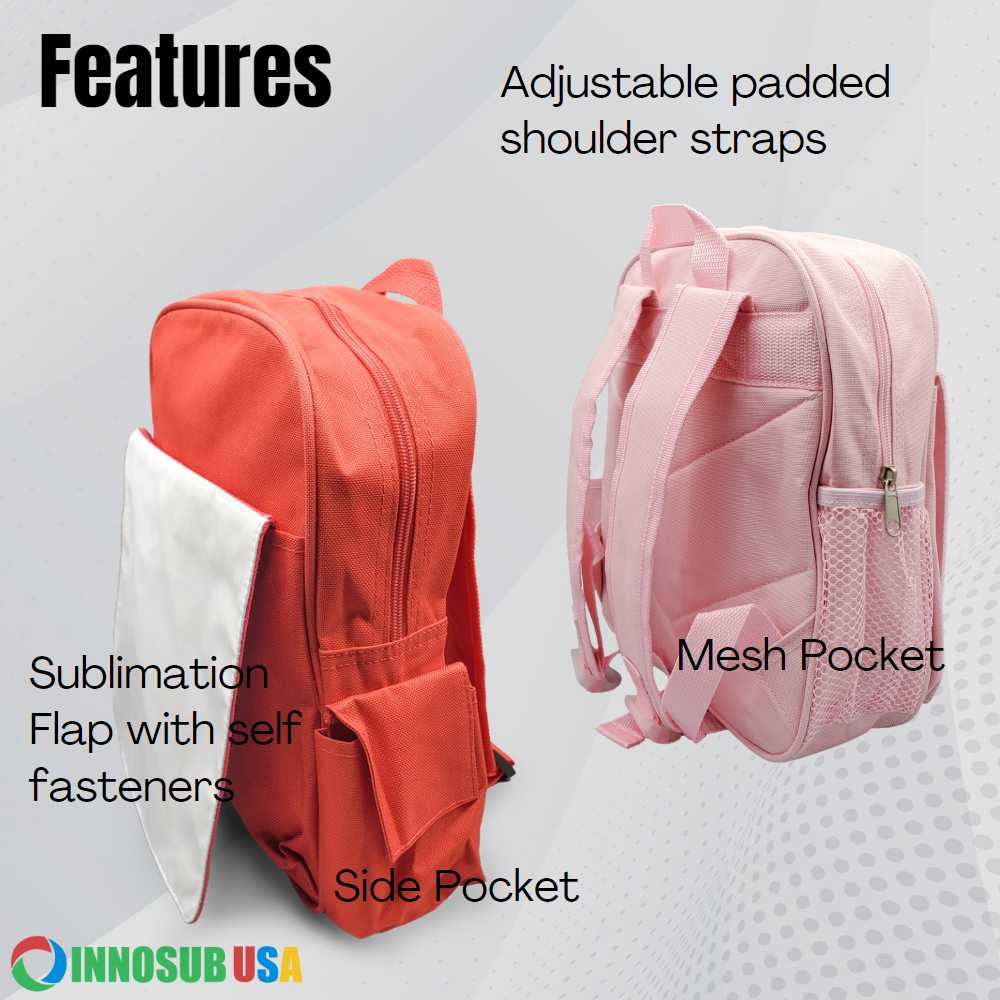 Sublimation Printing Kids Backpack Blanks | Backpack Blank | Sublimation Printing Bag | Sublimation Printing Backpack