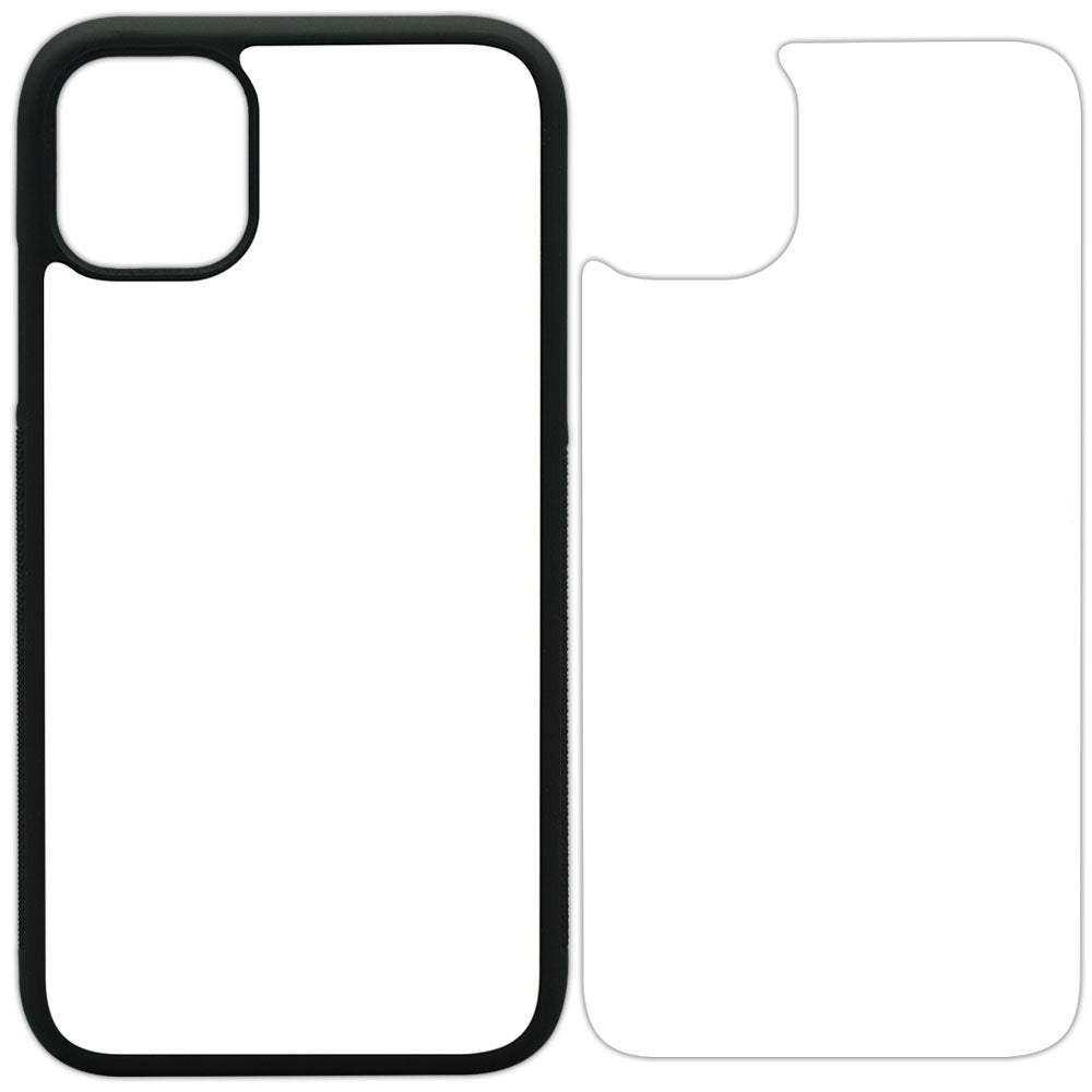 Sublimation Phone Rubber Cases for iPhone 16/15/14/13/12/11 | Aluminum Insert