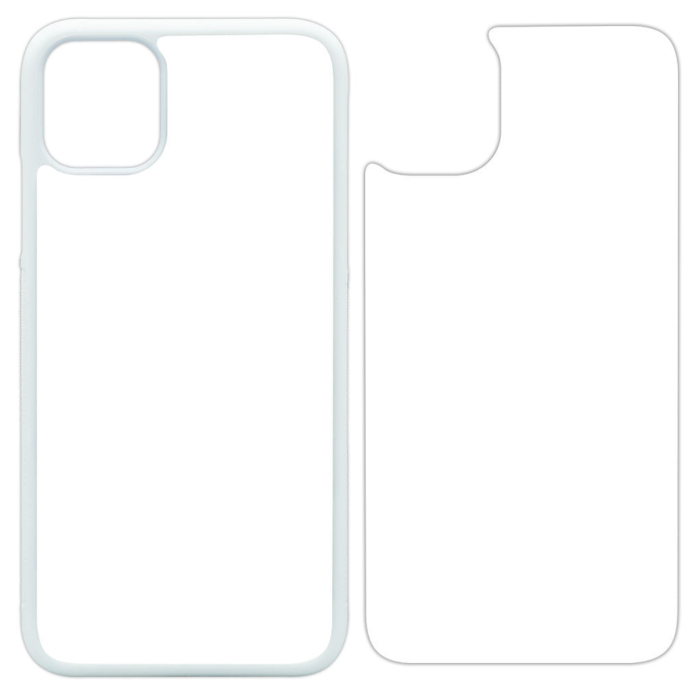 Sublimation Phone Rubber Cases for iPhone 16/15/14/13/12/11 | Aluminum Insert