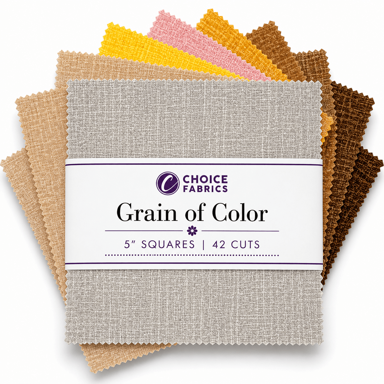 Grain of Color - 5x5 Charm Pack - Harvest (42 Squares)