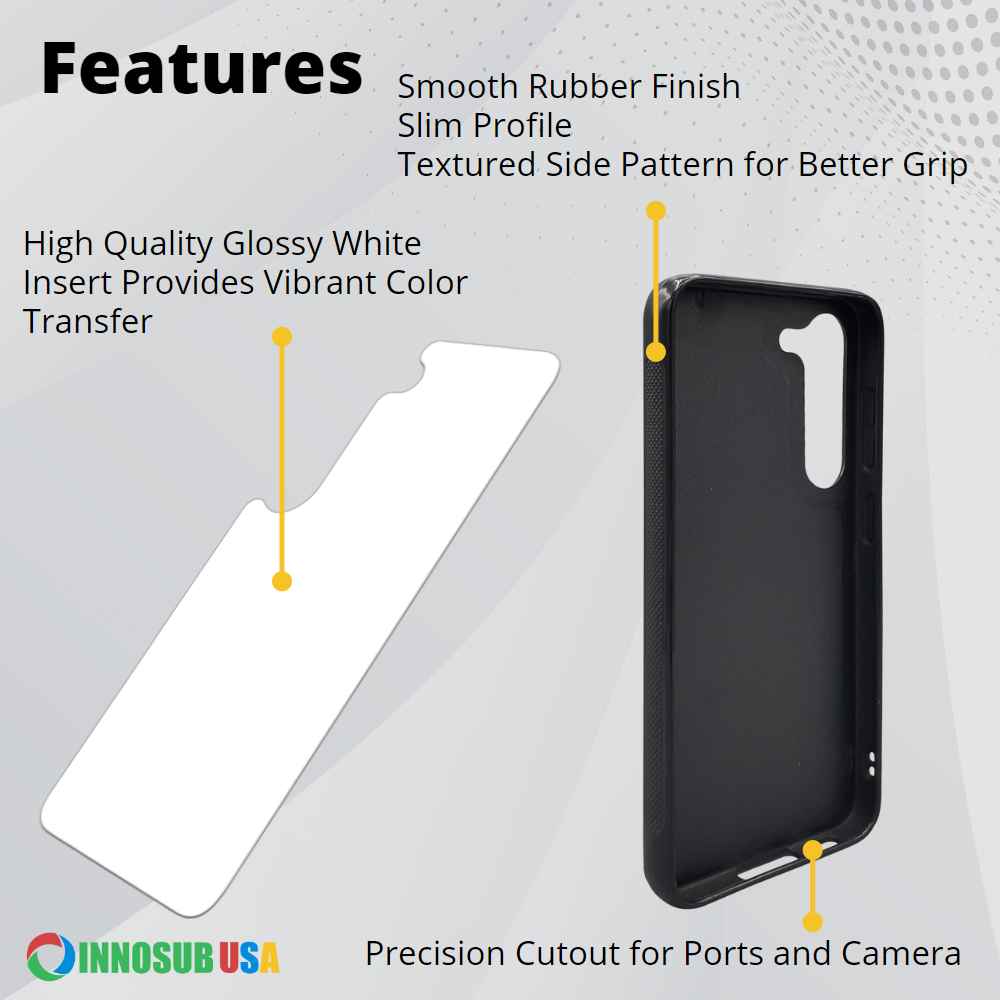 Sublimation Blanks Phone Cases for Samsung Galaxy S25 S24 S23 S22 Ultra | Plus| Rubber