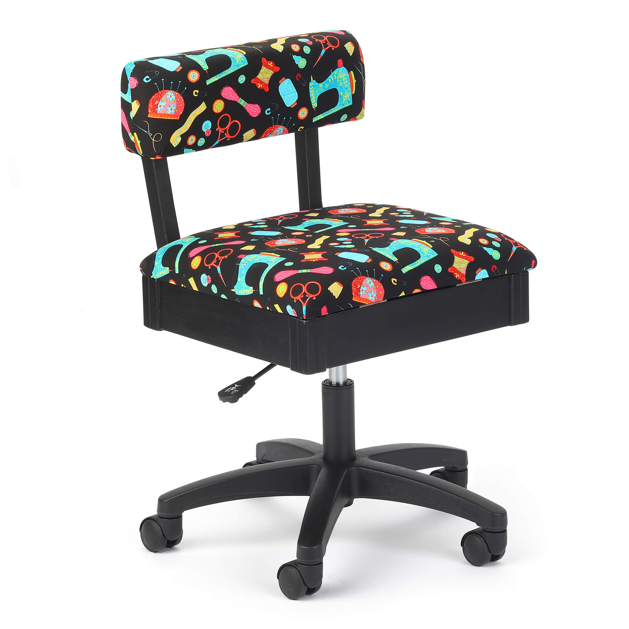 Black Sewing Notions Hydraulic Sewing Chair