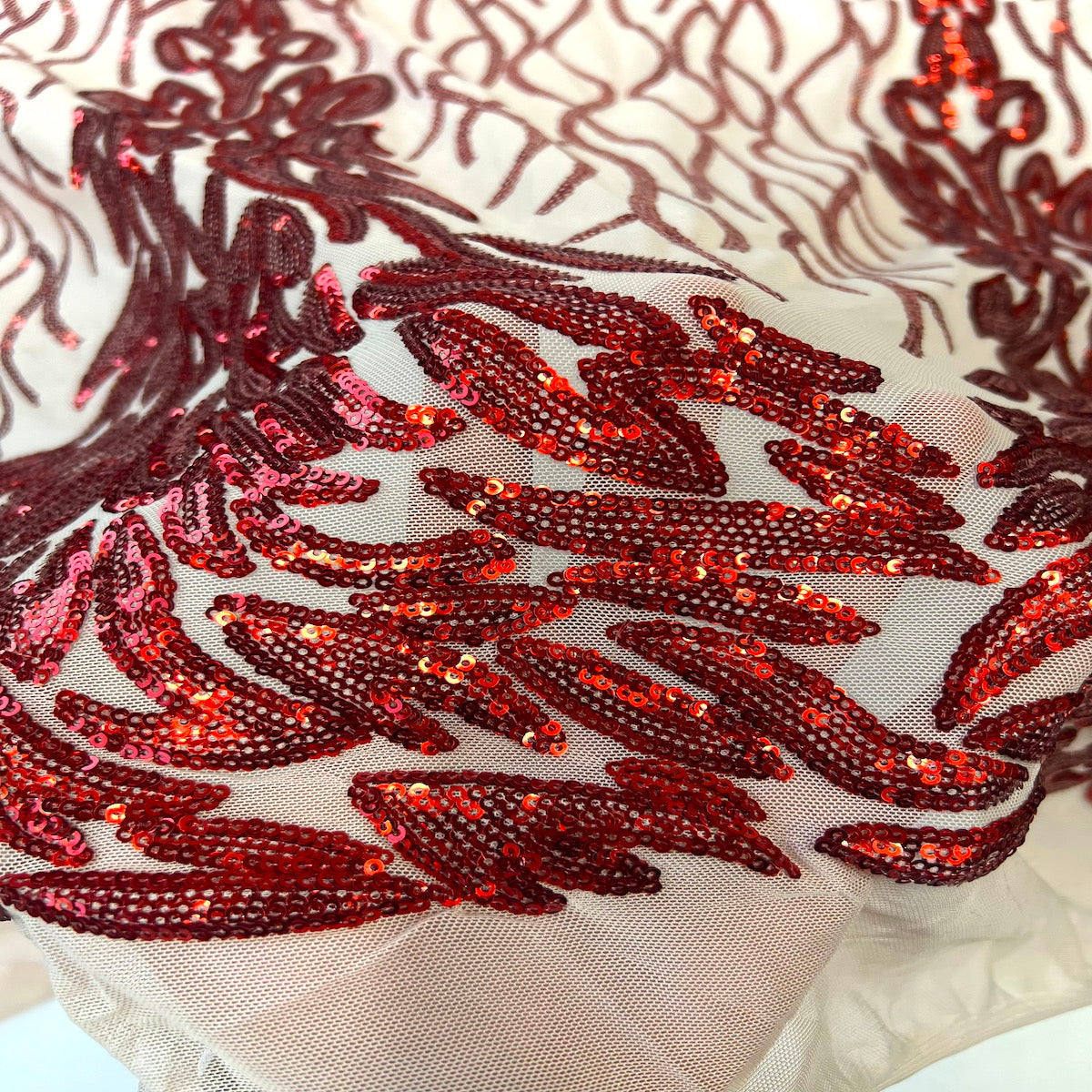 Lioness Stretch Sequins Fabric