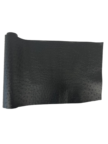 Saratoga Ostrich Faux Leather Vinyl Fabric