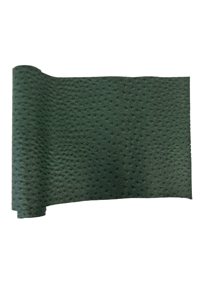 Saratoga Ostrich Faux Leather Vinyl Fabric