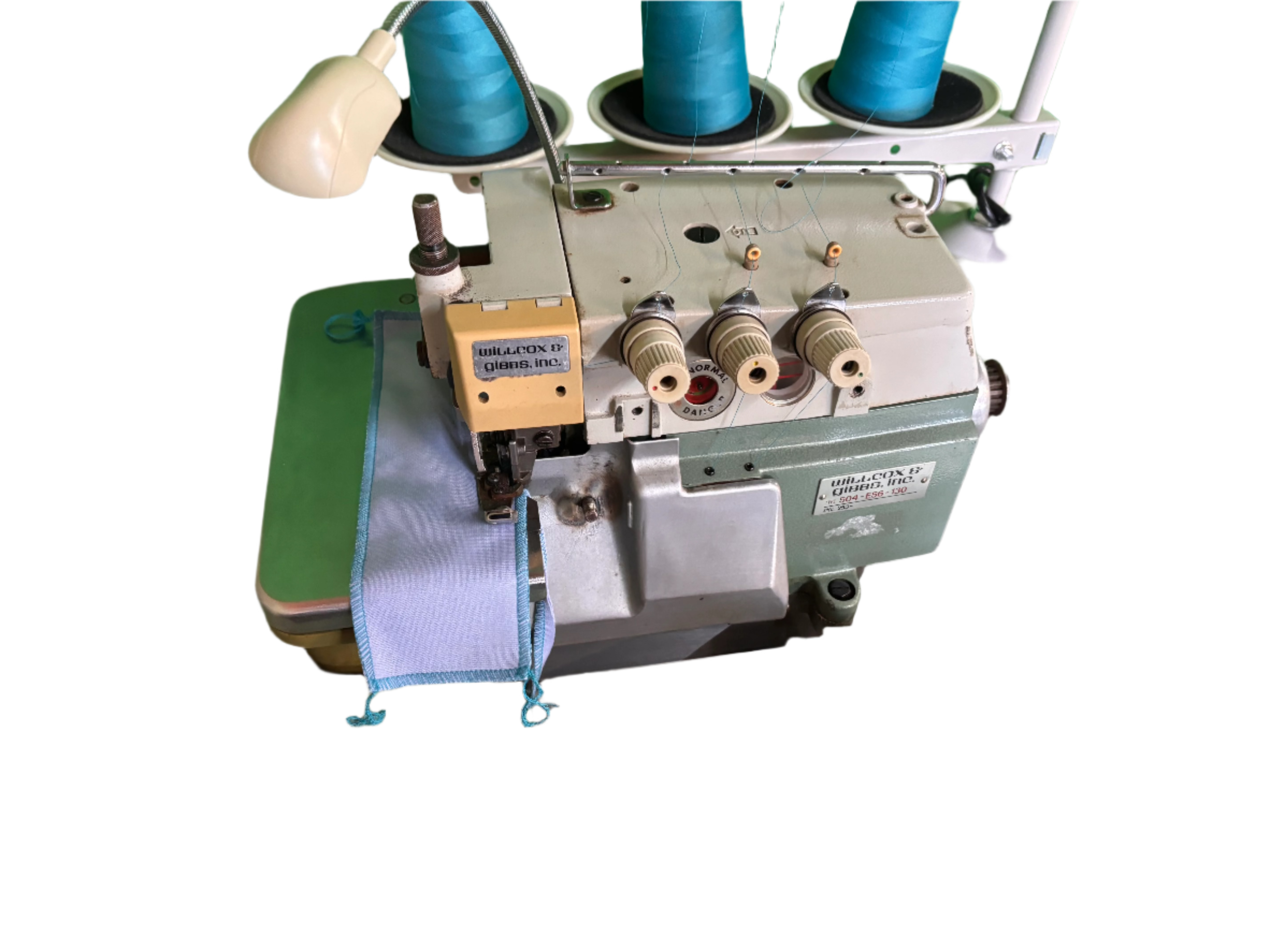 USED WILLCOX & GIBBS 504-E56-130 W/New Servo Motor