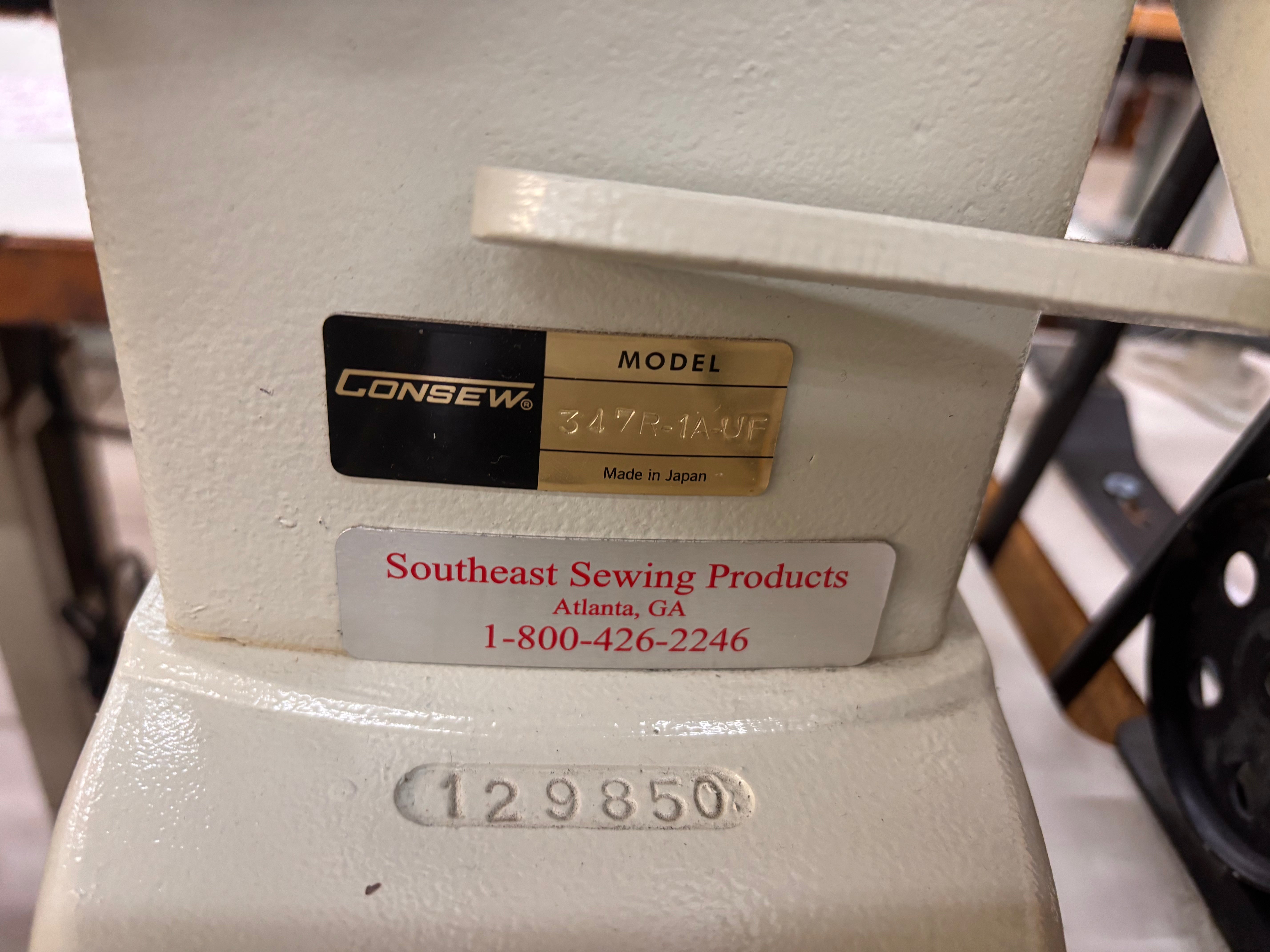 Used Consew 347R-1A-UF Complete W/Warranty