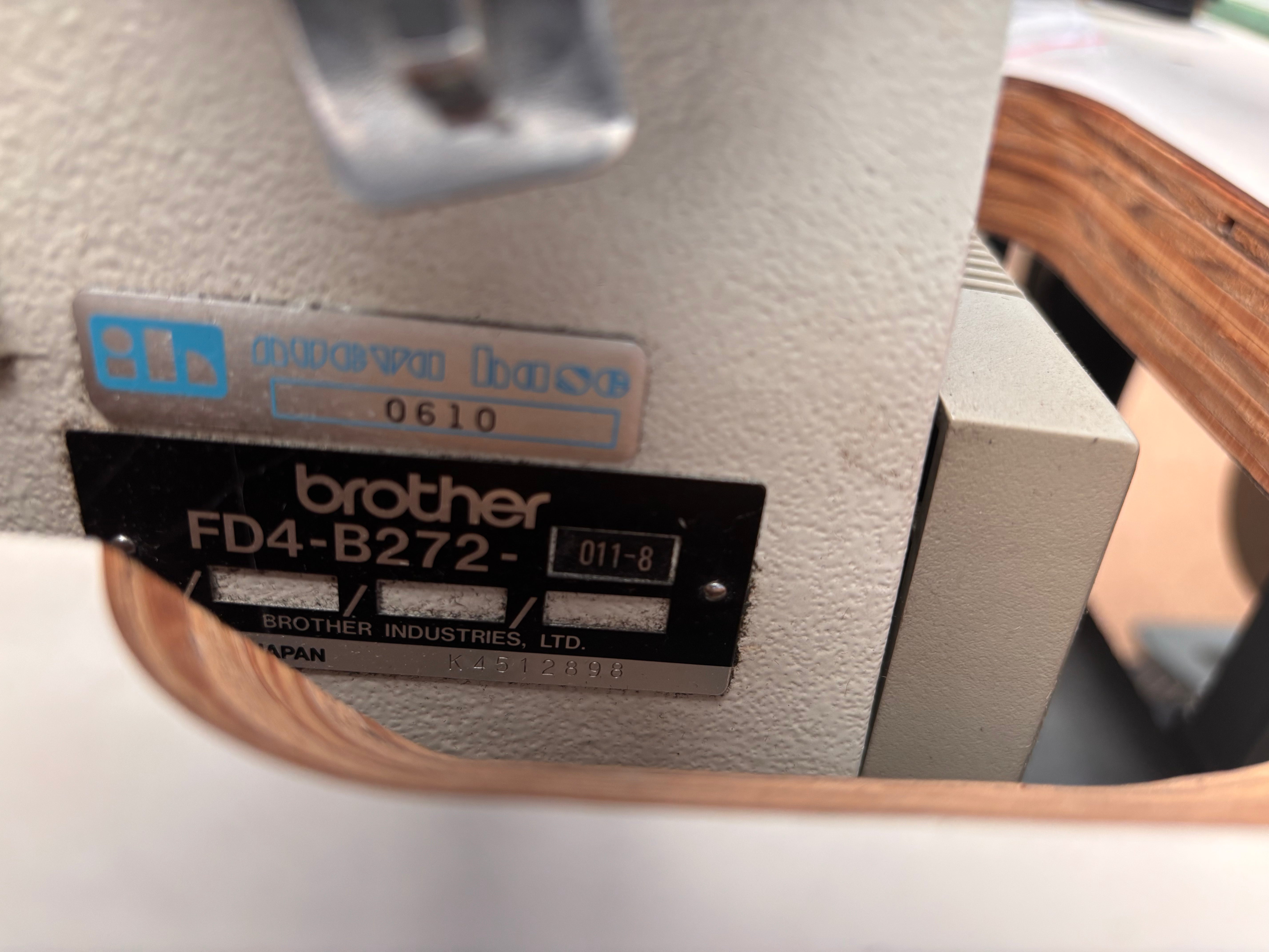 Used Brother Coverstitch FD4-B272