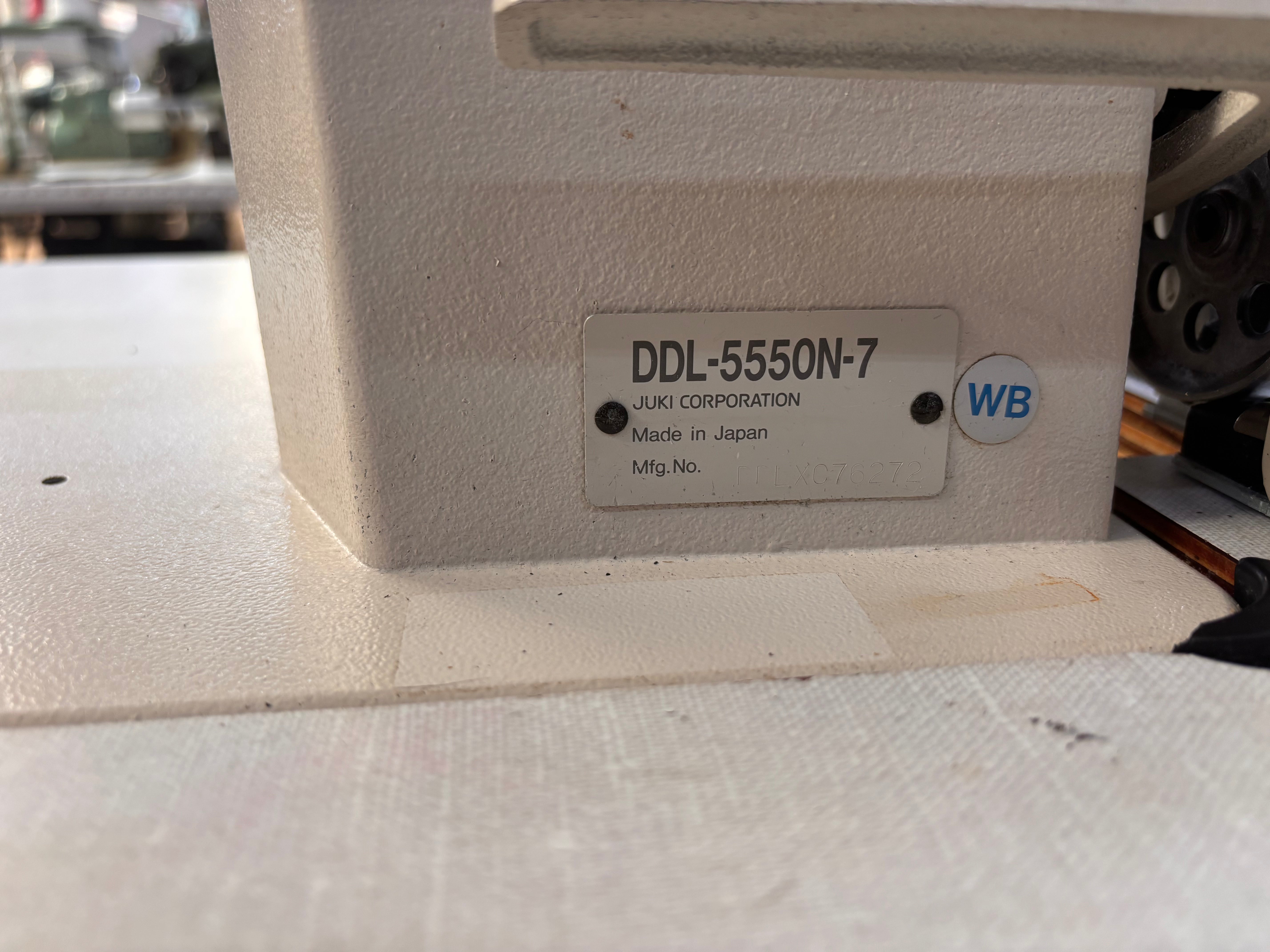 Used Juki DDL 5550n7