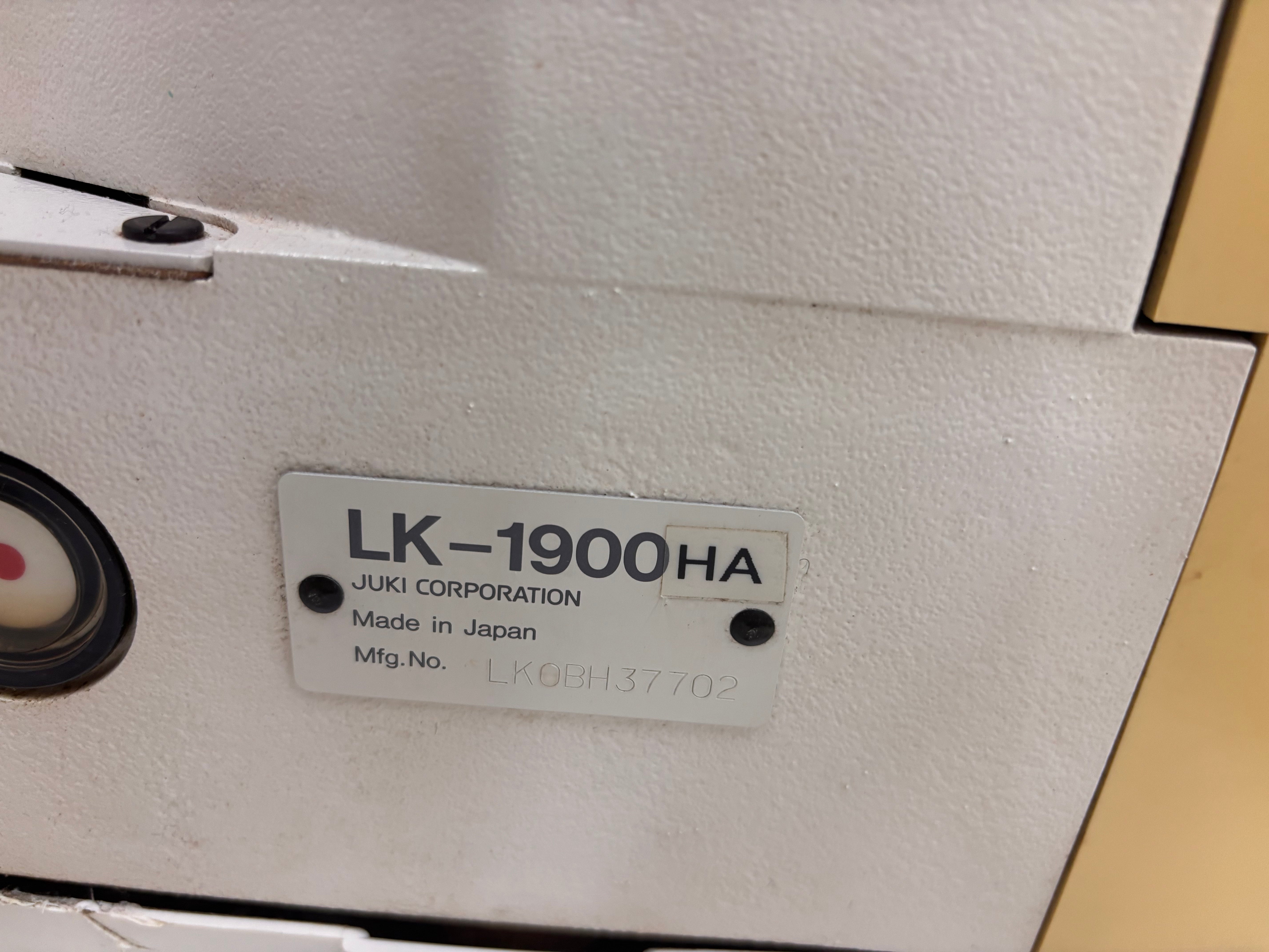 Used Juki LK1900HA
