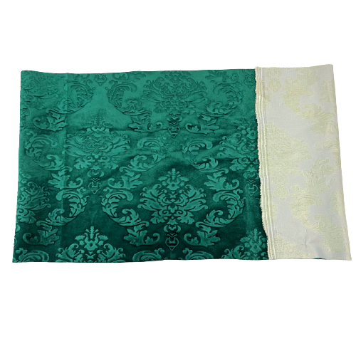 Damask Embossed Velvet Upholstery Drapery Fabric