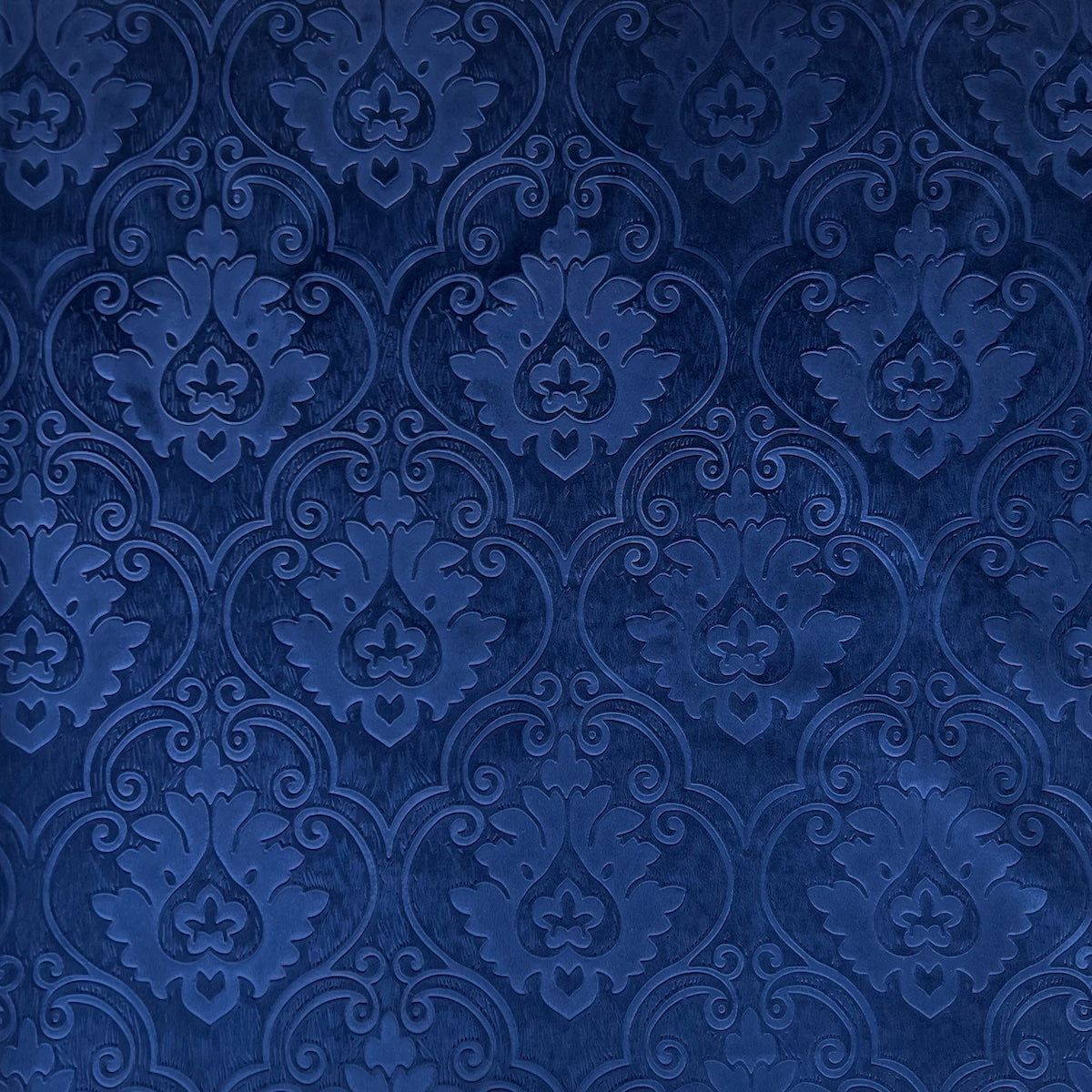Royalty Damask Embossed Velvet Upholstery Drapery Fabric