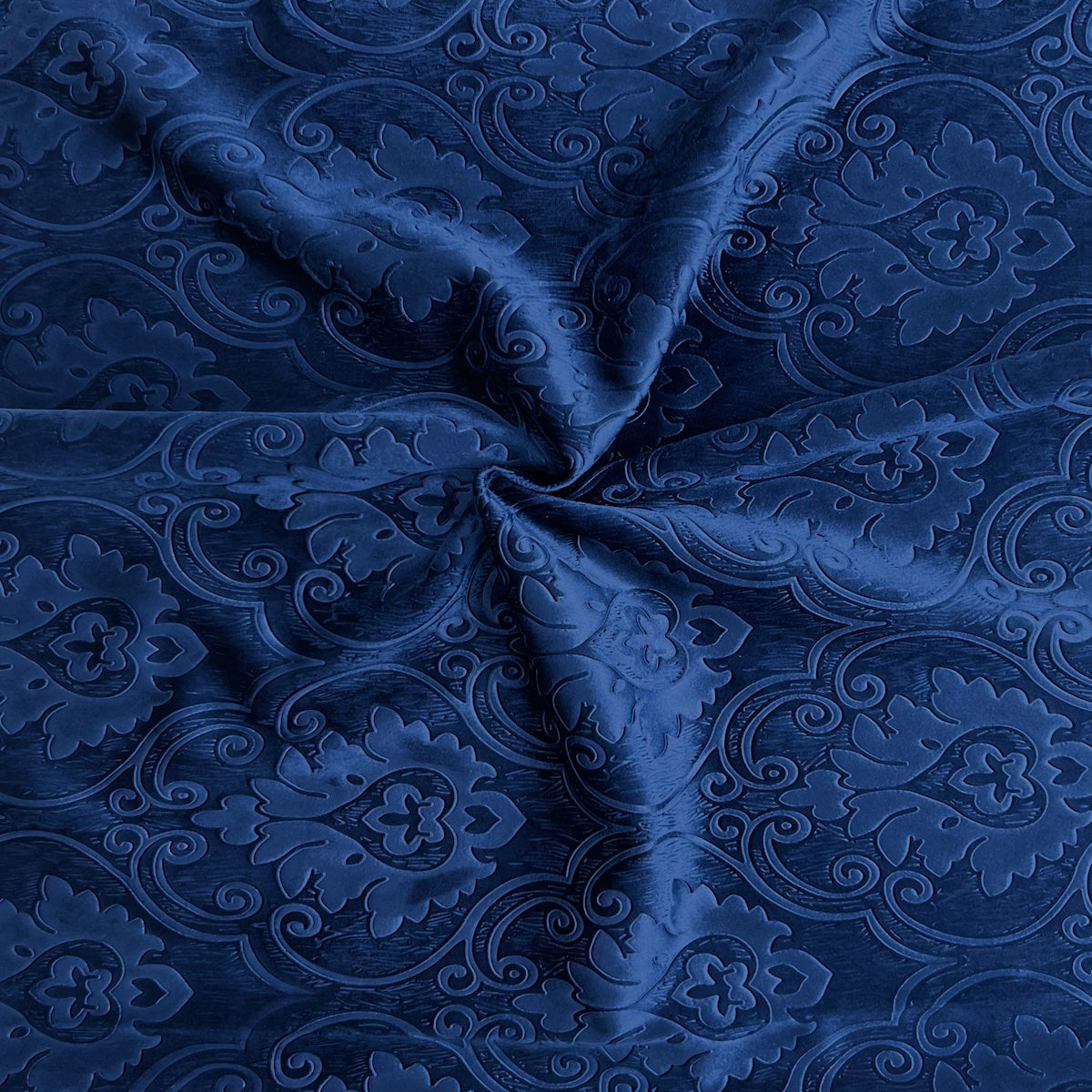 Royalty Damask Embossed Velvet Upholstery Drapery Fabric