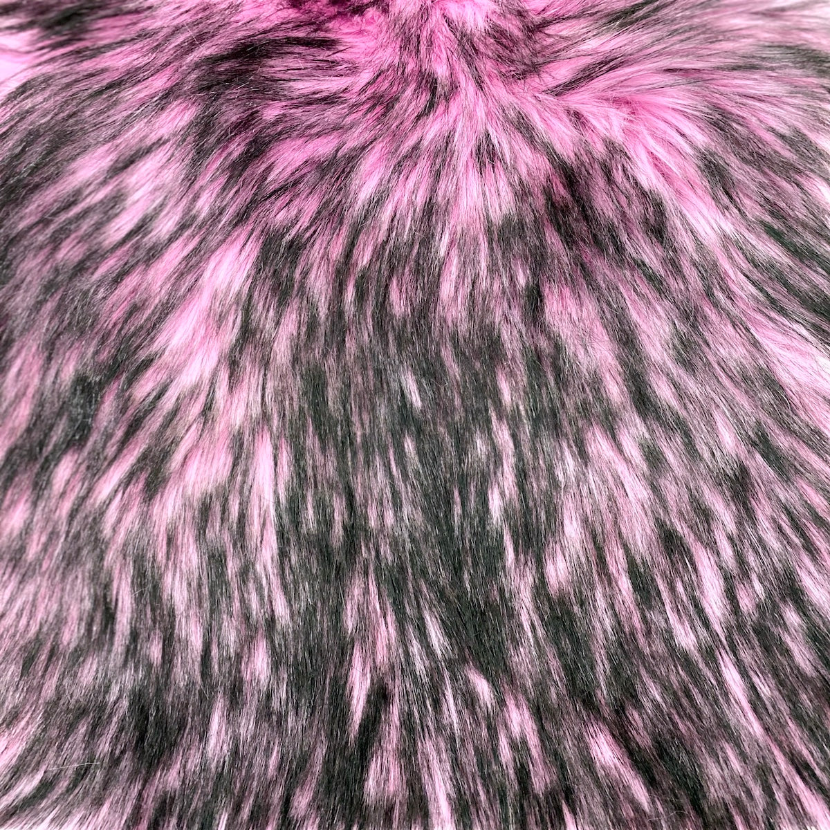 Husky Print Long Pile Shaggy Faux Fur Fabric