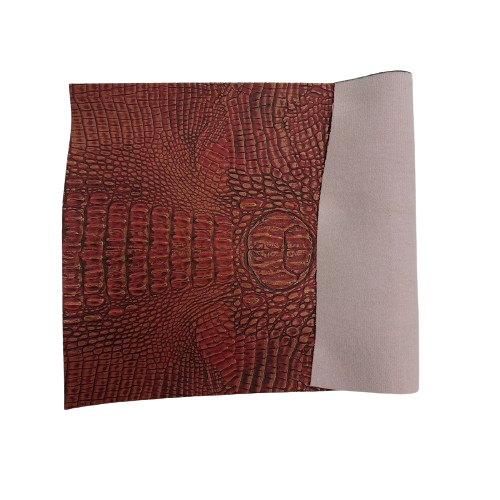 Mugger Two Tone Gator Faux Leather Vinyl Fabric