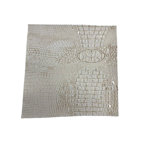 Mugger Two Tone Gator Faux Leather Vinyl Fabric