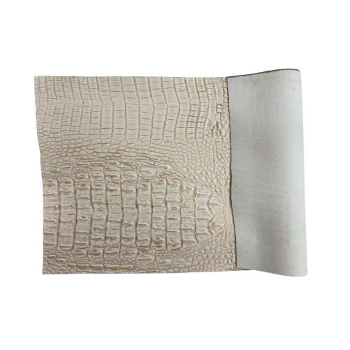 Mugger Two Tone Gator Faux Leather Vinyl Fabric