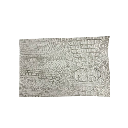 Mugger Two Tone Gator Faux Leather Vinyl Fabric