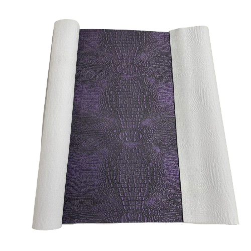Mugger Two Tone Gator Faux Leather Vinyl Fabric
