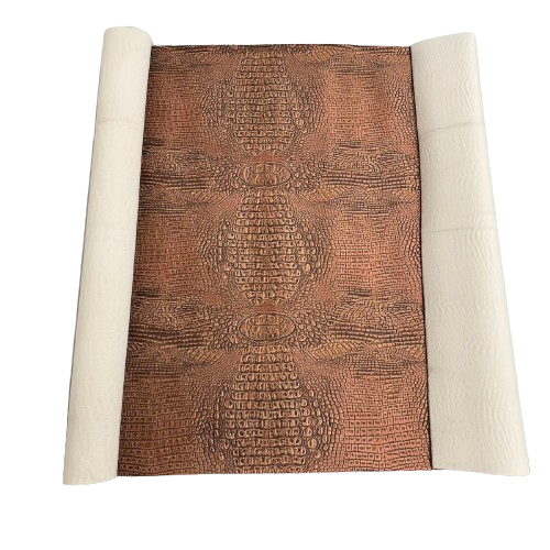 Mugger Two Tone Gator Faux Leather Vinyl Fabric