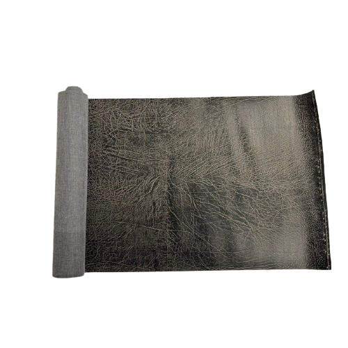 Vintage Distressed Faux Leather Suede Vinyl Fabric