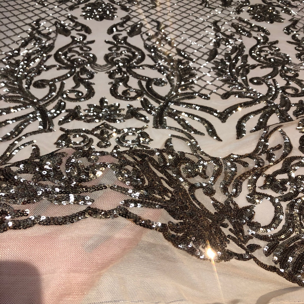 Luna Stretch Sequins Fabric