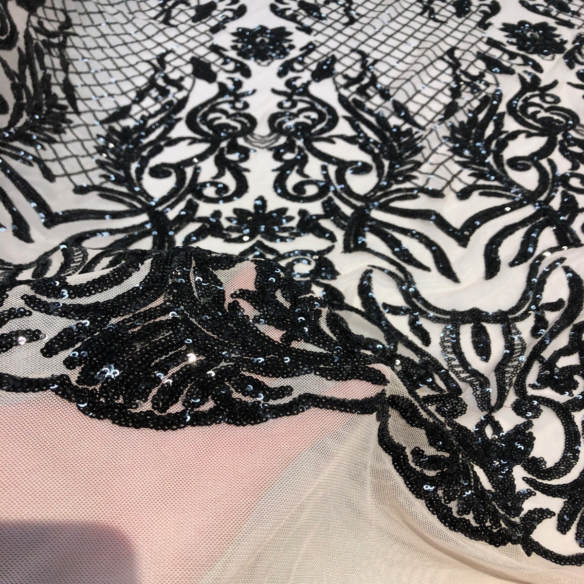 Luna Stretch Sequins Fabric