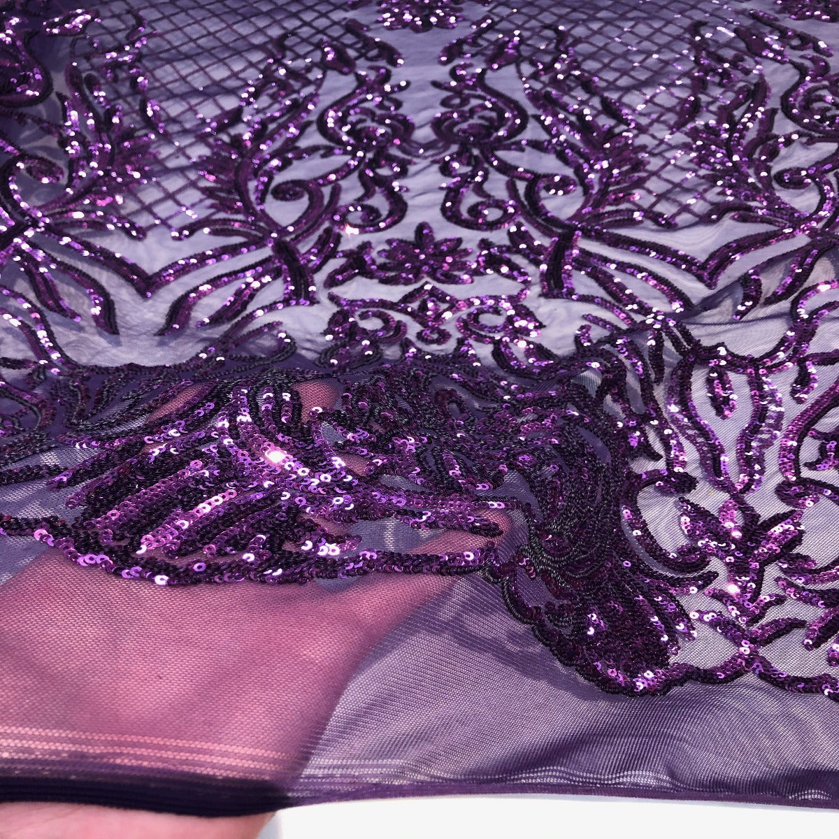 Luna Stretch Sequins Fabric