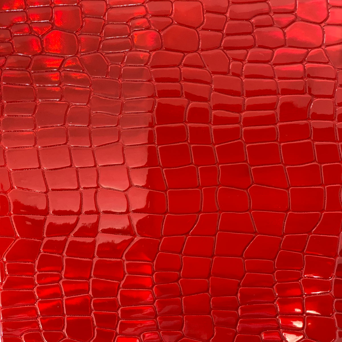 Iridescent Faux Crocodile Vinyl Fabric