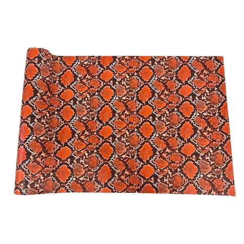 Caicos Snake Skin Faux Leather Vinyl Fabric