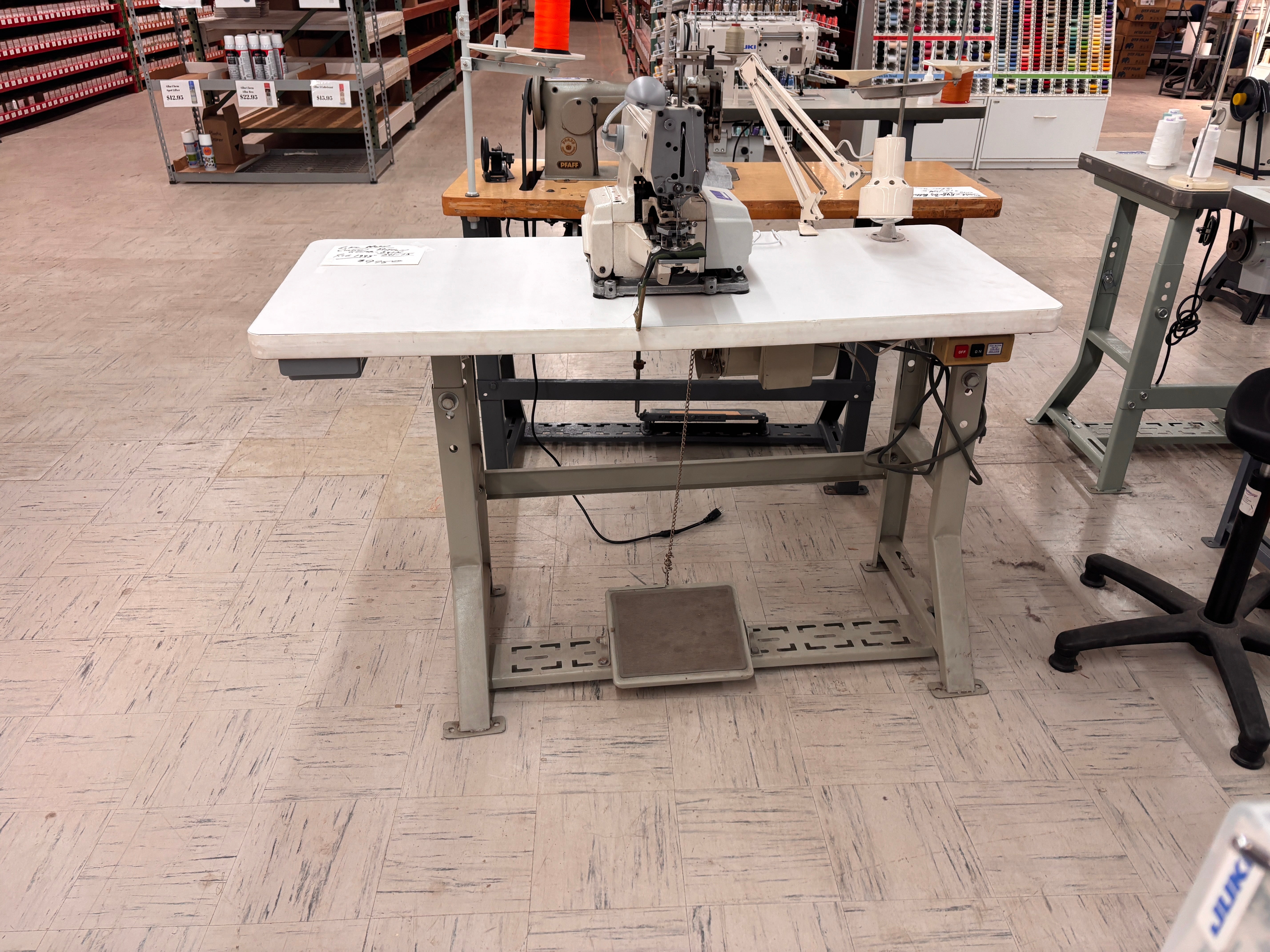 Used Consew Button Sewer 241K