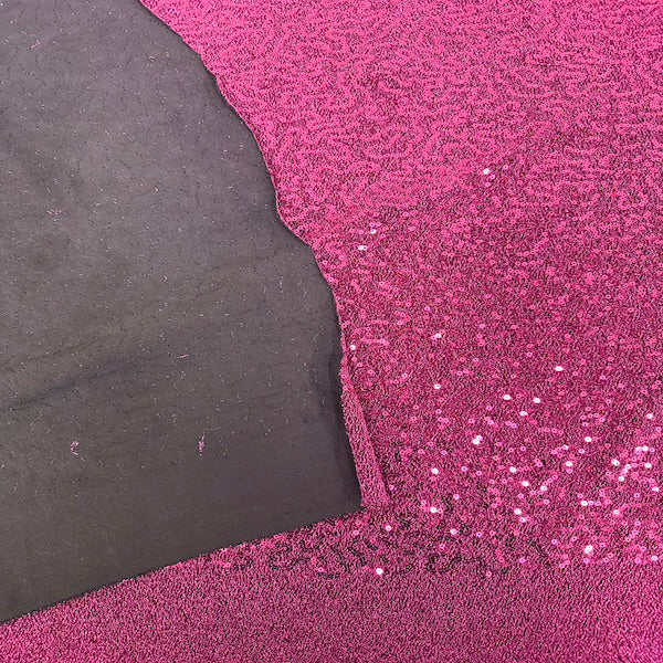 Metallic Lurex Embroidered Stretch Sequins Fabric