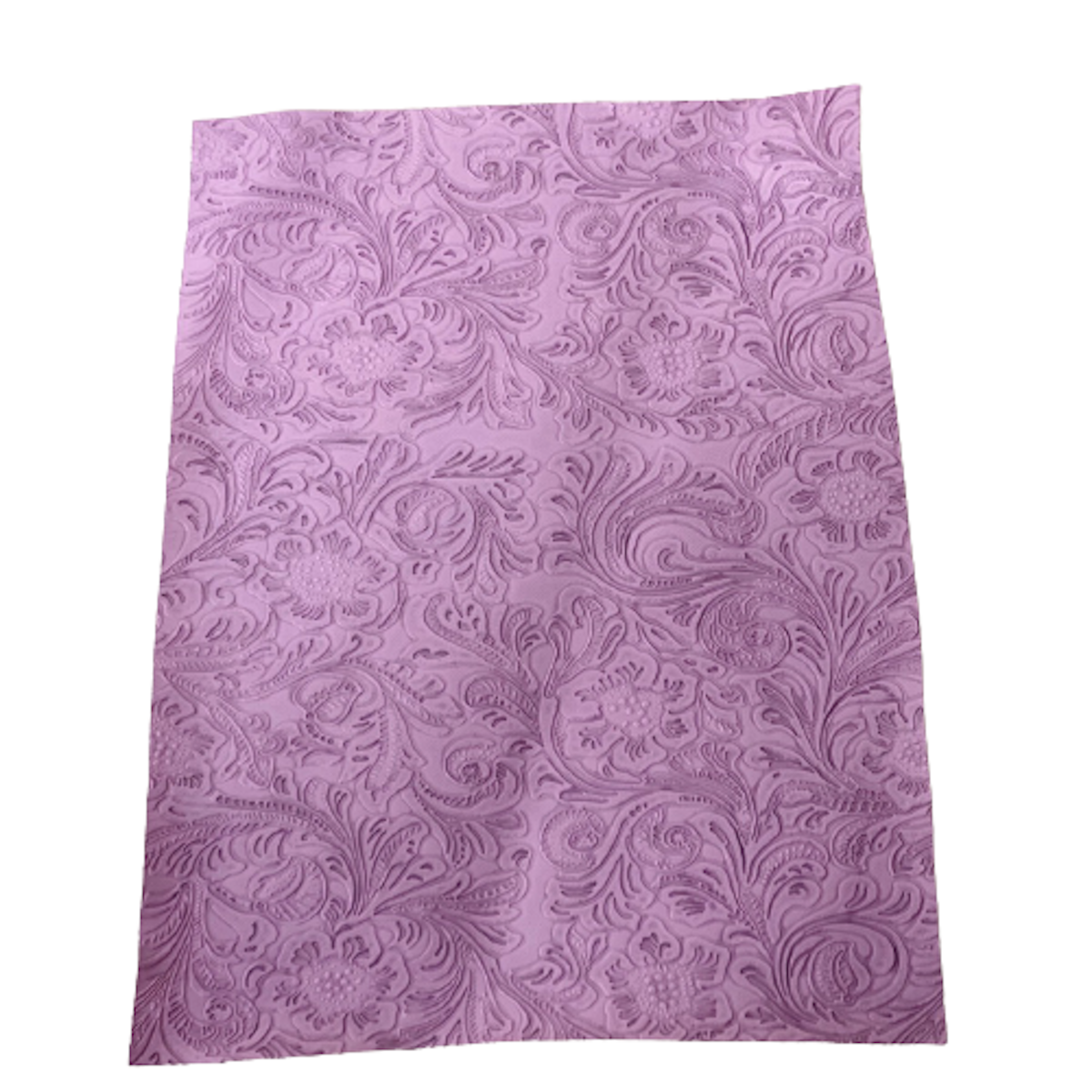 Western Floral PU Faux Leather Vinyl Fabric