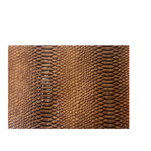 Culebra Patent 3D Embossed Snake Skin Vinyl Fabric