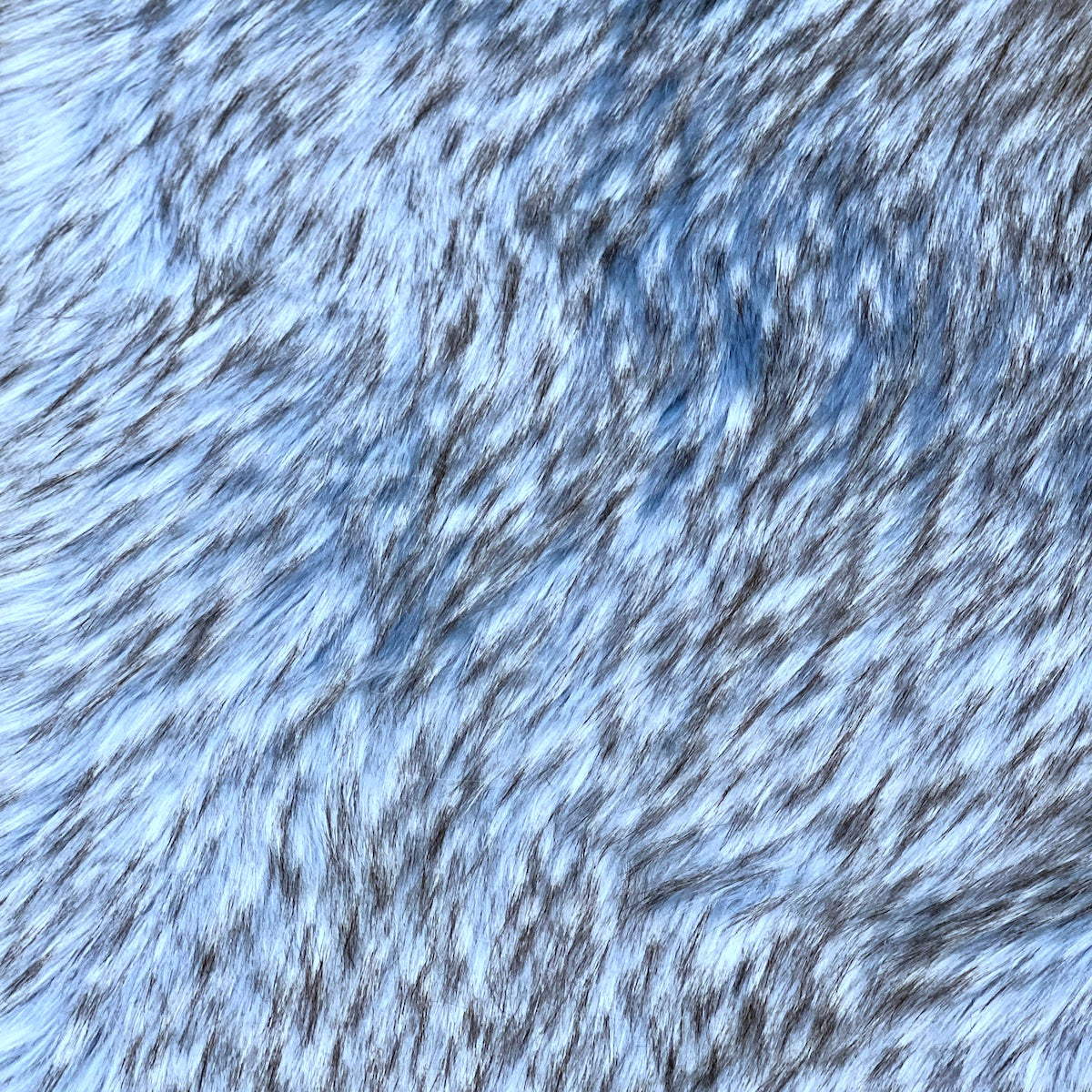 Husky Print Long Pile Shaggy Faux Fur Fabric